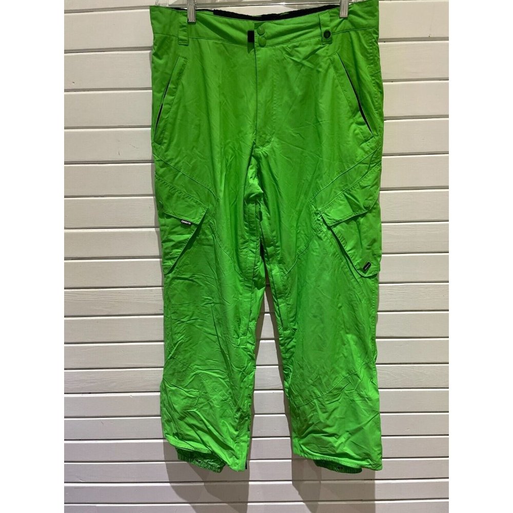 Snowboarding snow ski Pants RIPZONE Youth L neon green 5000mm